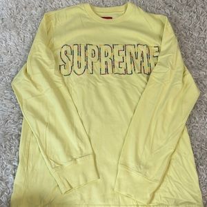 NWOT SUPREME long sleeve shirt